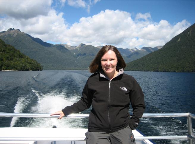 The trek  starts with a boat ride across Lake Te Anau