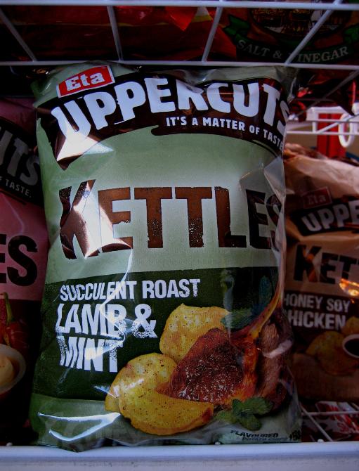 Only in NZ would you find potato chips flavored with lamb and mint!