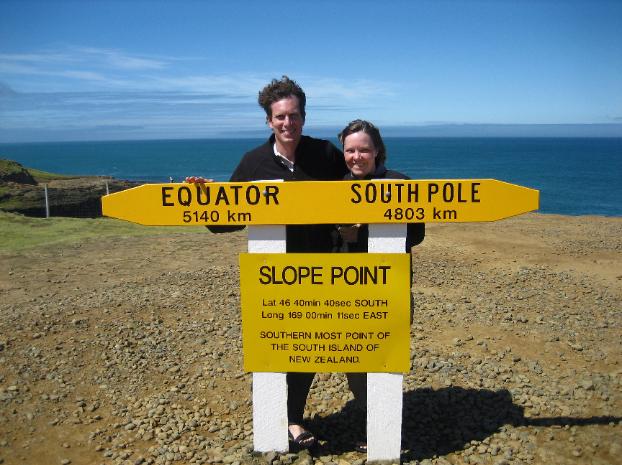 As far south as you can go on the South Island!