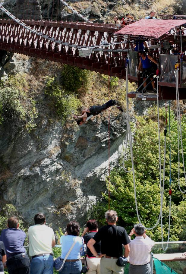 It's not every day you throw yourself off a bridge!